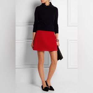 Victoria Beckham Teddy wool-blend bouclé mini skirt